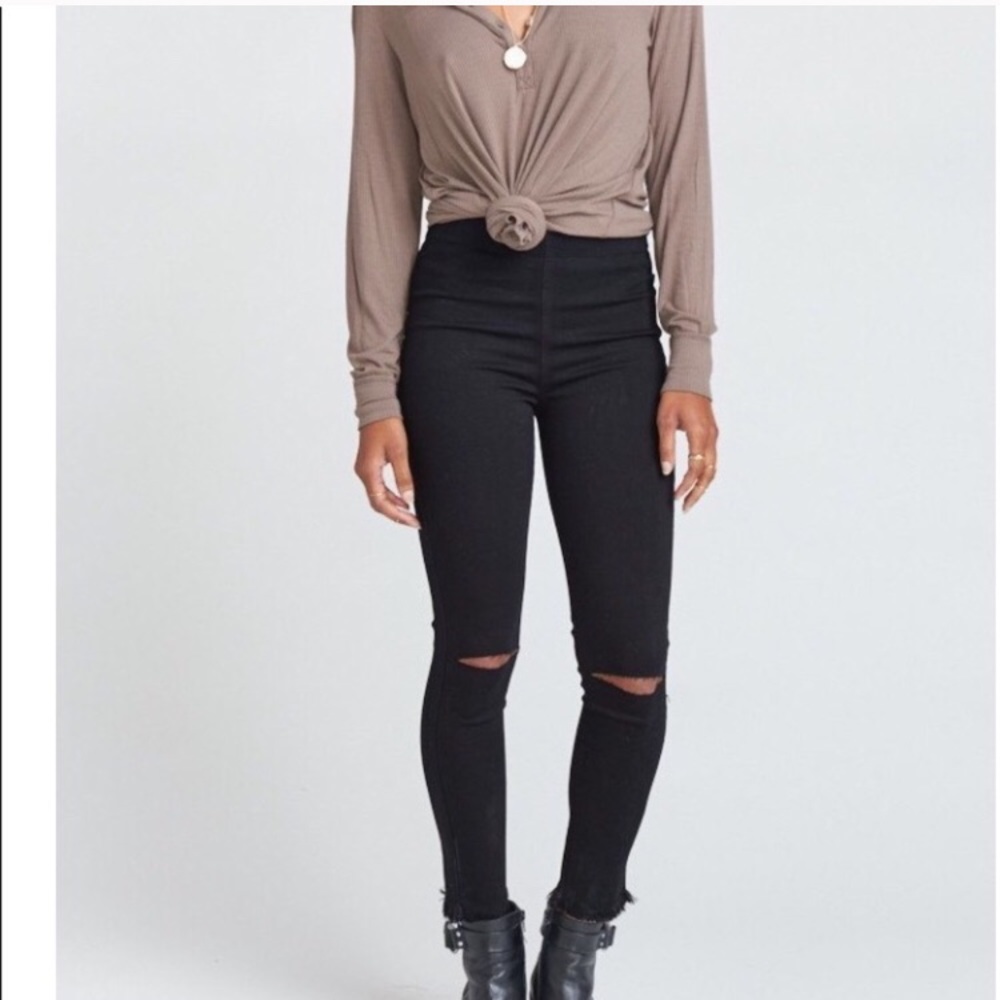 Show me your mumu black jeans size small